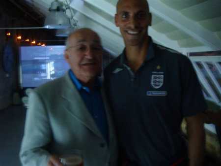with Rio Ferdinand