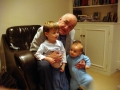 Grandad with Robert &amp; Daniel
