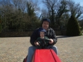 Robert  &amp; Jim ready to mow the lawn